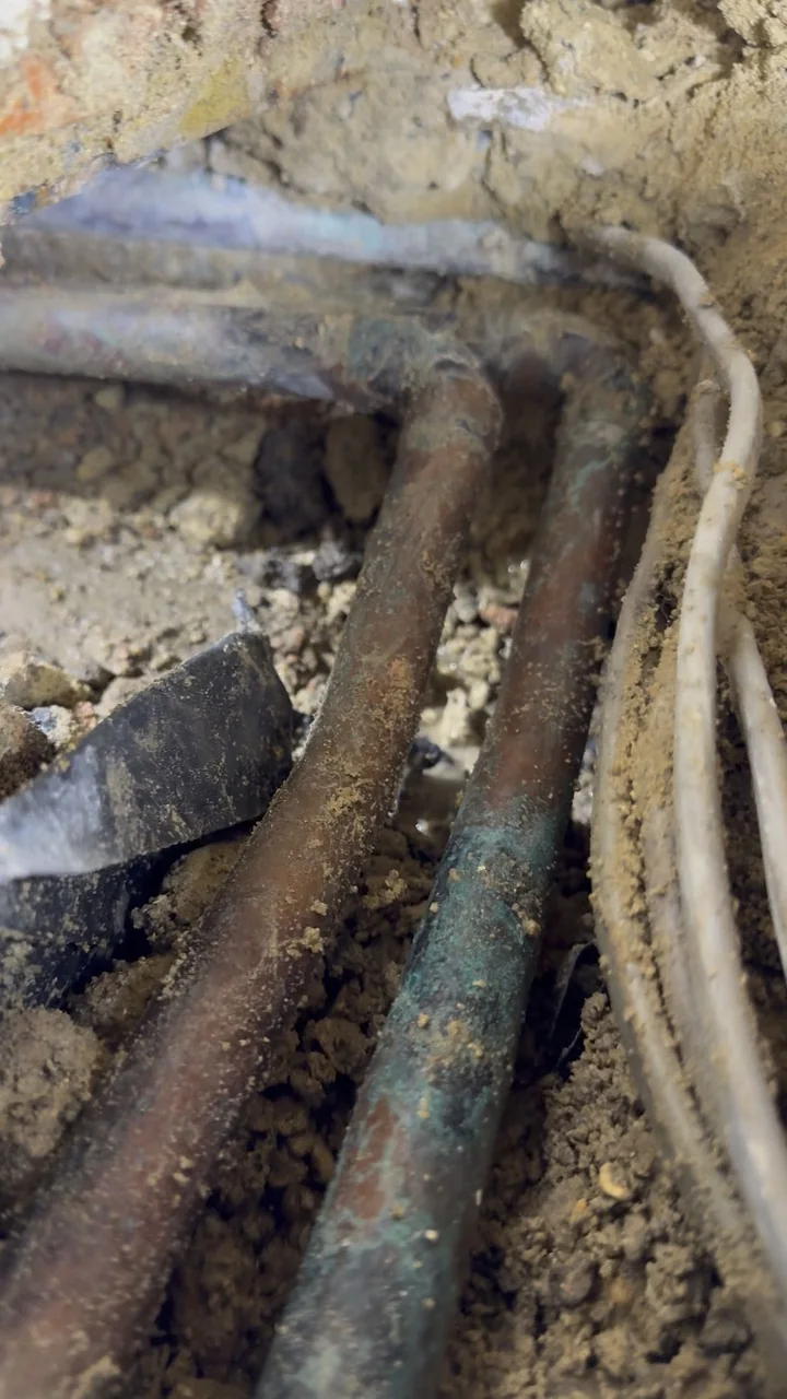 Still from Leak Investigation Beneath a Concrete Floor